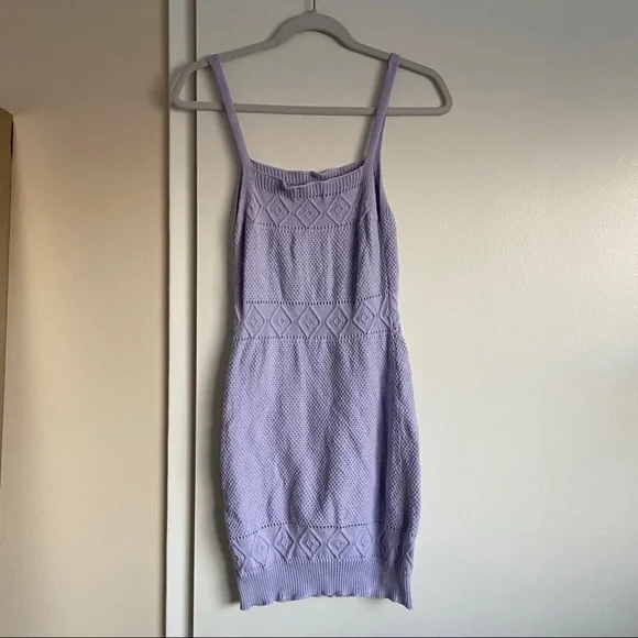 Lilac Knit Dress - Picture 6 of 8